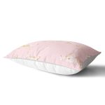 Pembe Zemin Mermer Motifli Dijital Baskılı Modern Dikdörtgen Yastık Kırlent Kılıfı Realhomes