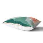 Renkli Dağ Motifli Dijital Baskılı Modern Dikdörtgen Yastık Kırlent Kılıfı Realhomes