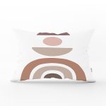 Geometrik Çizimli Soyut Renkler Dijital Baskılı Modern Dikdörtgen Yastık Kırlent Kılıfı Realhomes