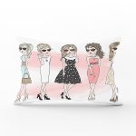 Realhomes Özel Tasarım Dijital Baskılı Modern Dikdörtgen Yastık Kırlent Kılıfı Realhomes