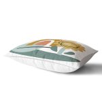 Sanatsal Motifli Çiçek Detaylı Dijital Baskılı Modern Dikdörtgen Yastık Kırlent Kılıfı Realhomes