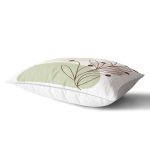 Minimal Desenli Çiçek Motifli Dijital Baskılı Modern Dikdörtgen Yastık Kırlent Kılıfı Realhomes