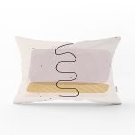 - Rh-Dik-7076-Gorsel1 - Realhomes Renkli Onedraw Çizimli Dijital Baskılı Modern Dikdörtgen Yastık Kırlent Kılıfı Realhomes