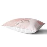 - Rh-Dik-7082-Gorsel2 - Realhomes  Pastel Renkli Onedraw Gül Resimli Dijital Baskılı Modern Dikdörtgen Yastık Kırlent Kılıfı Realhomes