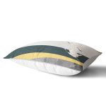 Renkli Zeminde Leylek Desenli Dijital Baskılı Modern Dikdörtgen Yastık Kırlent Kılıfı Realhomes