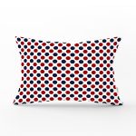 - Rh-Dik-7100-Gorsel1 - Realhomes Bordo Lacıvert Puantiyeli Dijital Baskılı Modern Dikdörtgen Yastık Kırlent Kılıfı Realhomes