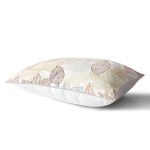 - Rh-Dik-7106-Gorsel2 - Realhomes Beyaz Zemınli Soft Renkli Yapraklı Dijital Baskılı Modern Dikdörtgen Yastık Kırlent Kılıfı Realhomes