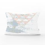 - Rh-Dik-7197-Gorsel1 - Realhomes Renkli Zemin Üzerinde Üçgen Desenli Dijital Baskılı Modern Dikdörtgen Yastık Kırlent Kılıfı Realhomes