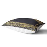 - Rh-Dik-7207-Gorsel2 - Realhomes Siyah Zeminde Gold Detaylı Yaprak Desenli Dikdörtgen Yastık Kırlent Kılıfı Realhomes