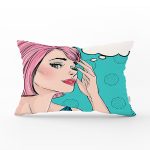 - Rh-Dik-722-Gorsel1 - Realhomes Fashion Girl Dijital Baskılı Modern Dikdörtgen Yastık Kırlent Kılıfı Realhomes