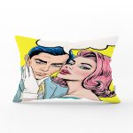 - Rh-Dik-723-Gorsel1 - Realhomes Fashion Girl Dijital Baskılı Modern Dikdörtgen Yastık Kırlent Kılıfı Realhomes