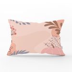 - Rh-Dik-7236-Gorsel1 - Realhomes Renkli Zeminde Sevimli Kabak Desenli Dijital Baskılı Modern Dikdörtgen Yastık Kırlent Kılıfı Realhomes