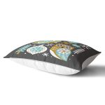 - Rh-Dik-7242-Gorsel2 - Realhomes Renkli Zeminde Kartanesi Ve Yaprak Desenli Dijital Baskılı Modern Dikdörtgen Kırlent Kılıfı Realhomes