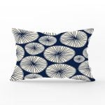 Renkli Zeminli Onedraw Çizimli Limon Dijital Baskılı Modern Dikdörtgen Yastık Kırlent Kılıfı Realhomes