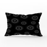 Renkli Zeminli Puantiye Desenli Dijital Baskılı Modern Dikdörtgen Yastık Kırlent Kılıfı Realhomes