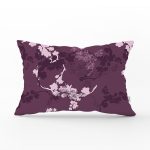 Rengarenk Zemin Üzerinde Çiçek Desenli Dijital Baskılı Modern Dikdörtgen Yastık Kırlent Kılıfı Realhomes