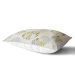 Renkli Zemin Üzerinde Yaprak Motifli Dijital Baskılı Modern Dikdörtgen Yastık Kırlent Kılıfı Realhomes