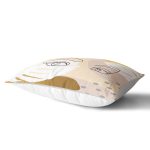 Soft Renkli Zeminli Bayan Silüeti Dijital Baskılı Modern Dikdörtgen Yastık Kırlent Kılıfı Realhomes