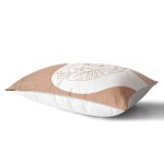 Beyaz Zeminde Onedraw Çizimli Bayan Silüeti Dijital Baskılı Modern Dikdörtgen Yastık Kılıfı Realhomes