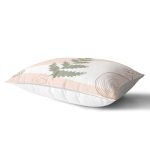 Pastel Renkli Yaprak Motifli Dijital Baskılı Modern Dikdörtgen Yastık Kırlent Kılıfı Realhomes