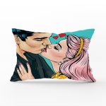 Pop Art Resimli Dijital Baskılı Dekoratif Dikdörtgen Yastık Kırlent Kılıfı Realhomes