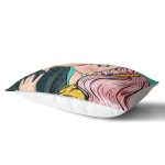 Pop Art Resimli Dijital Baskılı Dekoratif Dikdörtgen Yastık Kırlent Kılıfı Realhomes