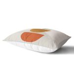 Pastel Renkli Zeminli Onedraw Çizimli Dijital Baskılı Modern Dikdörtgen Yastık Kırlent Kılıfı Realhomes