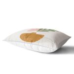 Pastel Renkli Zeminli Onedraw Çizimli Dijital Baskılı Modern Dikdörtgen Yastık Kırlent Kılıfı Realhomes