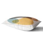 - Rh-Dik-7390-Gorsel2 - Realhomes Renkli Zemin Üzerinde Onedraw Çizimli Oval Desenli Modern Dikdörtgen Yastık Kırlent Kılıfı Realhomes