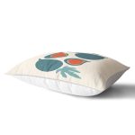 Renkli Zeminde Onedraw Çizimli Avakado Temalı Dijital Baskılı Modern Dikdörtgen Yastık Kılıfı Realhomes