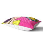 Pop Art Resimli Dijital Baskılı Dekoratif Dikdörtgen Yastık Kırlent Kılıfı Realhomes