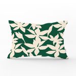 - Rh-Dik-7400-Gorsel1 - Realhomes Yeşil Zeminde Yaprak Desenli Dijital Baskılı Modern Dikdörtgen Yastık Kırlent Kılıfı Realhomes