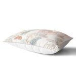 Renkli Zeminde Onedraw Antik Çizimli Dijital Baskılı Modern Dikdörtgen Yastık Kırlent Kılıfı Realhomes