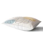 - Rh-Dik-7444-Gorsel2 - Realhomes Renkli Zeminde Onedraw Çizimli Obje Dijital Baskılı Modern Dikdörtgen Yastık Kırlent Kılıfı Realhomes