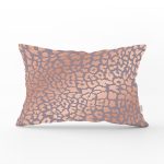 Renkli Zeminde Parlak Gorunumlu Çizim Dijital Baskılı Modern Dikdörtgen Yastık Kırlent Kılıfı Realhomes