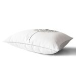 Beyaz Zeminde Onedraw Çizimli Çiçek Dijital Baskılı Modern Dikdörtgen Yastık Kırlent Kılıfı Realhomes