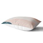 Soft Renkli Yaprak Desenli Dijital Baskılı Modern Dikdörtgen Yastık Kırlent Kılıfı Realhomes