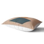 Renkli Zemimli One Draw Çizimli Geometrik Desen Modern Dikdörtgen Yastık Kırlent Kılıfı Realhomes