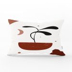 - Rh-Dik-7500-Gorsel1 - Realhomes Renkli Zemimli Onedraw Çizimli Yaprak Desenli Dijital Baskılı Modern Dikdörtgen Yastık Kılıfı Realhomes