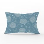 Renkli Zeminli Onedraw Çizimli Dijital Baskılı Modern Dikdörtgen Yastık Kırlent Kılıfı Realhomes