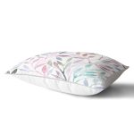 Renkli Yapraklar Dijital Baskılı Modern Dikdörtgen Yastık Kırlent Kılıfı Realhomes