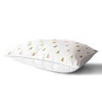 - Rh-Dik-7557-Gorsel2 - Realhomes Beyaz Zemin Üzerinde Gold Renkli Çam Ağacı Desenli Modern Dikdörtgen Yastık Kırlent Kılıfı Realhomes