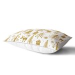 - Rh-Dik-7559-Gorsel2 - Realhomes Beyaz Zemin Üzerinde Gold Renkli Yılbaşı Temalı Modern Dikdörtgen Yastık Kırlent Kılıfı Realhomes