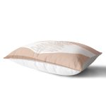 - Rh-Dik-7569-Gorsel2 - Realhomes Pastel Zeminli Onedraw Çizimli Yaprak Desenli Dijital Baskılı Modern Dikdörtgen Yastık Kılıfı Realhomes