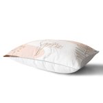 Renkli Zeminli Onedraw Çizimli Geyik Desenli Dijital Baskılı Modern Dikdörtgen Kırlent Kılıfı Realhomes