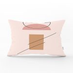 - Rh-Dik-7576-Gorsel1 - Realhomes Pastel Renkli Onedraw Çizimli Geometrik Desenli Modern Dikdörtgen Yastık Kırlent Kılıfı Realhomes