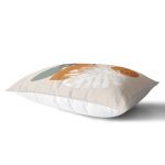 - Rh-Dik-7580-Gorsel2 - Realhomes Pastel Zeminli Yaprak Desenli Dijital Baskılı Modern Dikdörtgen Yastık Kırlent Kılıfı Realhomes