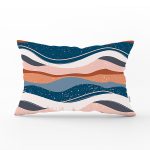 - Rh-Dik-7590-Gorsel1 - Realhomes Renkli Zemin Üzerinde Geometrik Çizim Dijital Baskılı Modern Dikdörtgen Yastık Kırlent Kılıfı Realhomes