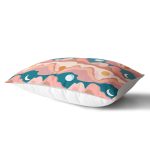 Renkli Zemin Üzerinde Ay Güneş Temalı Dijital Baskılı Modern Dikdörtgen Yastık Kırlent Kılıfı Realhomes