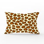 Renkli Zemin Üzerinde Geometrik Çizim Dijital Baskılı Modern Dikdörtgen Yastık Kırlent Kılıfı Realhomes